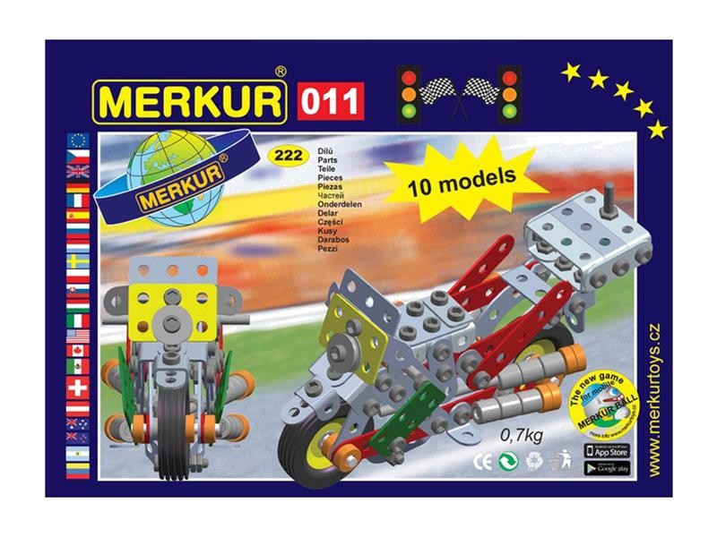 Jucarie kit asamblare MERKUR 011 motocicleta
